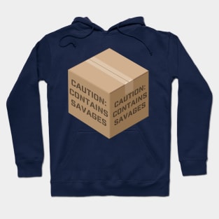 Savages in the Box Baseball Quote Hoodie